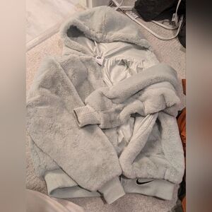 Nike faux Fur coat